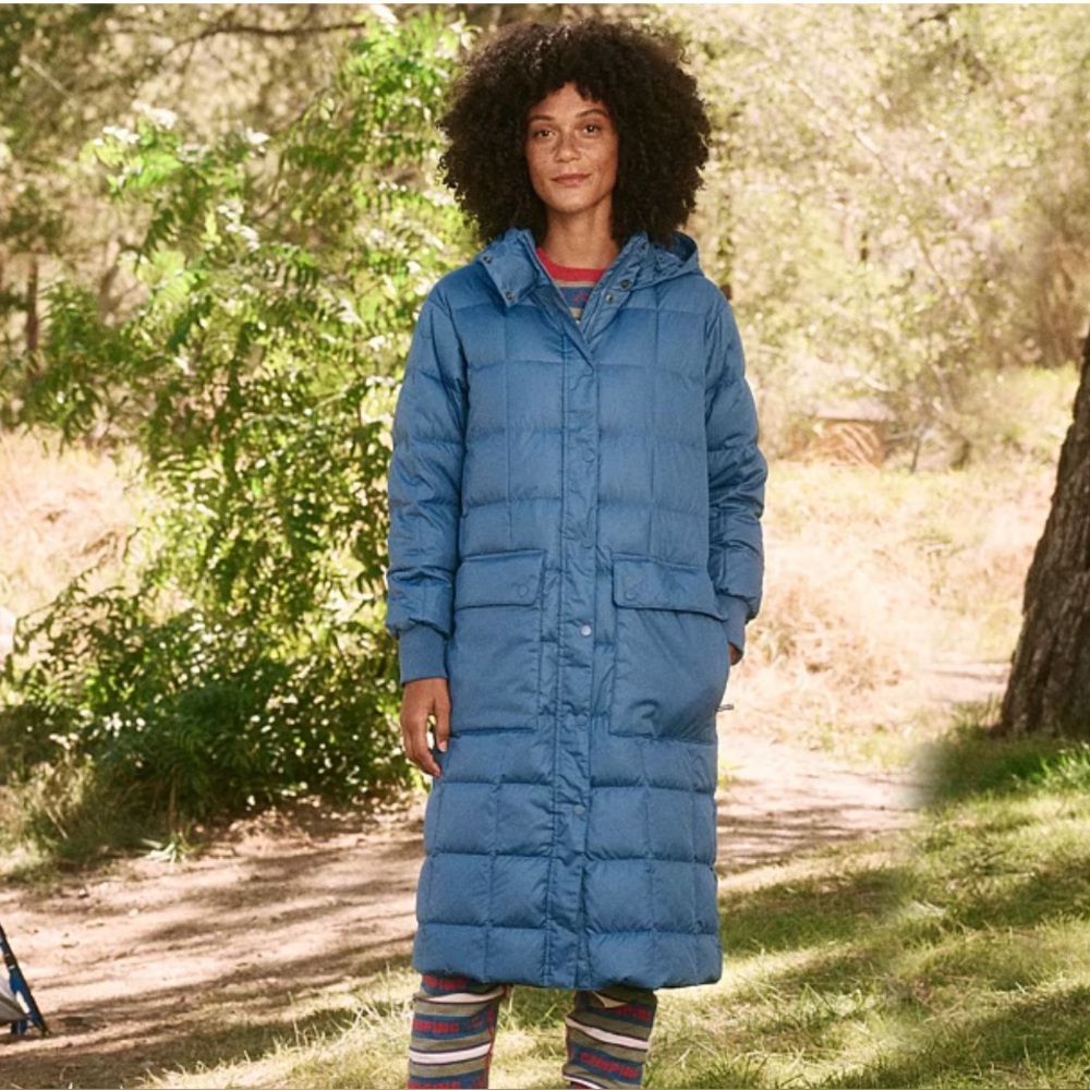 ISO the great. X Eddie Bauer the long down parka blue - Picture 2 of 2